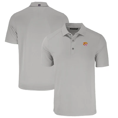Men's Cutter & Buck Gray Bethune-Cookman Wildcats Forge Eco Stretch Recycled Polo