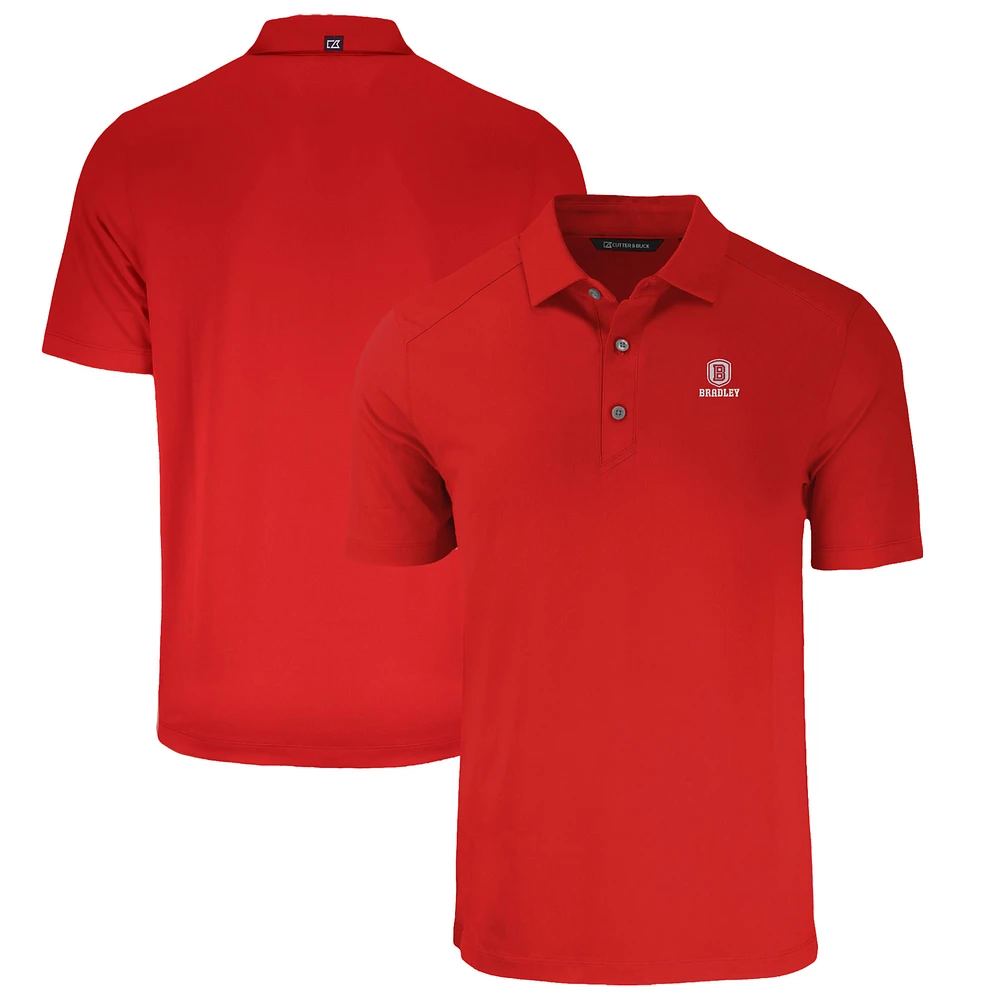 Men's Cutter & Buck Bradley Braves Forge Eco Stretch Recycled Polo