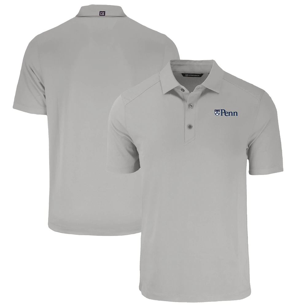 Men's Cutter & Buck Pennsylvania Quakers Forge Eco Stretch Recycled Polo