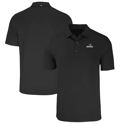 Men's Cutter & Buck Black Providence Friars Forge Eco Stretch Recycled Polo