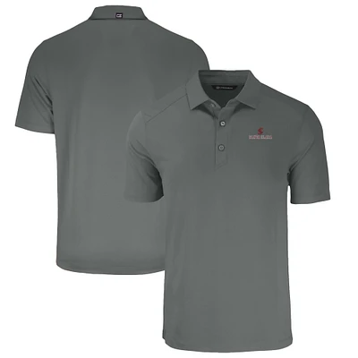 Men's Cutter & Buck Gray Santa Clara Broncos Forge Eco Stretch Recycled Polo