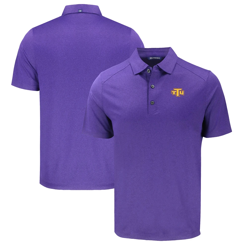 Men's Cutter & Buck Heather Purple Tennessee Tech Golden Eagles Forge Eco Stretch Recycled Polo