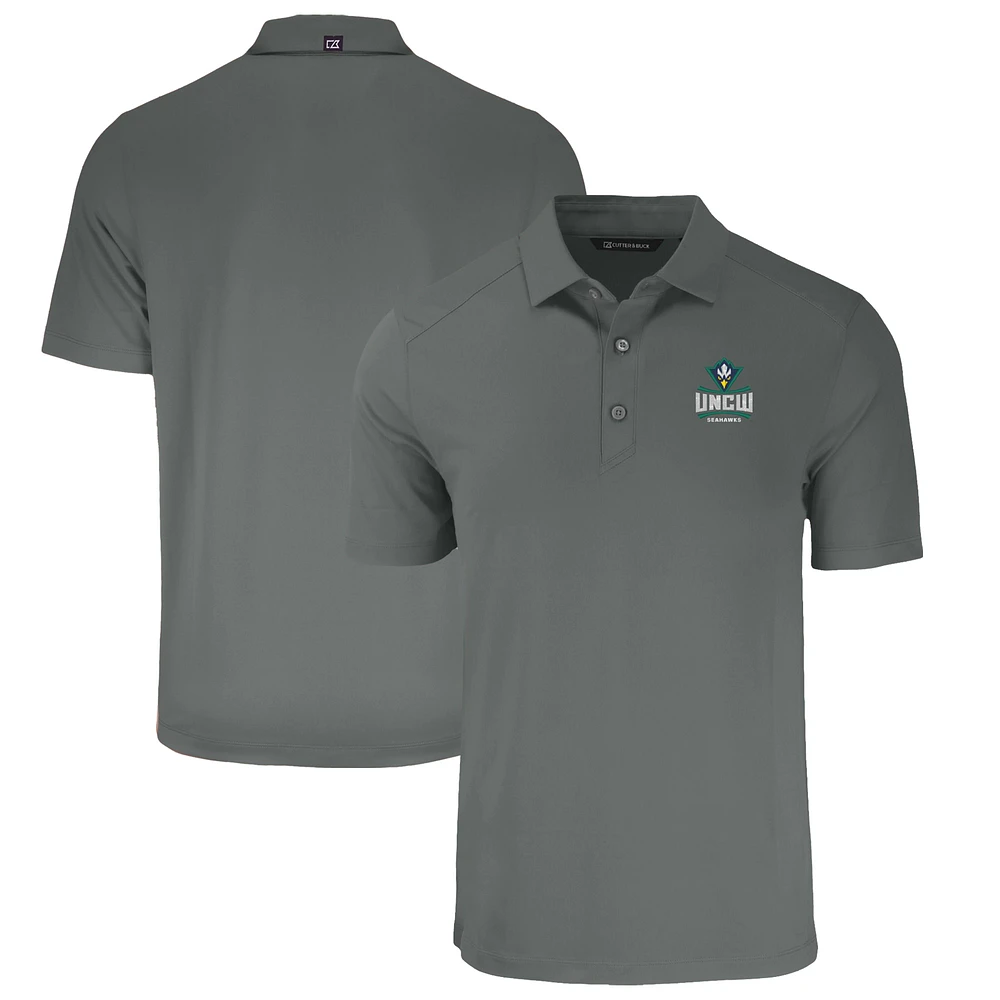 Men's Cutter & Buck UNC Wilmington Seahawks Forge Eco Stretch Recycled Polo