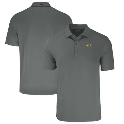 Men's Cutter & Buck Gray VCU Rams Forge Eco Stretch Recycled Polo
