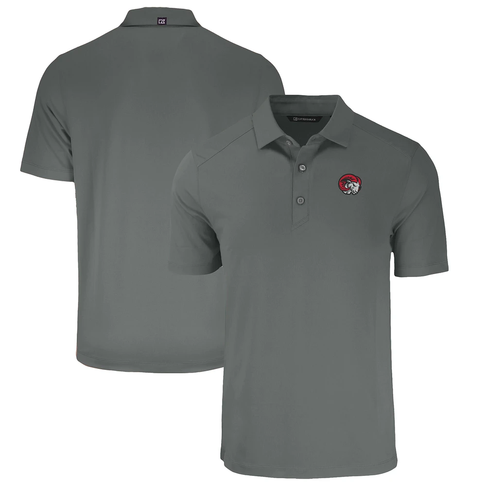 Men's Cutter & Buck Gray Winston-Salem State Rams Forge Eco Stretch Recycled Polo