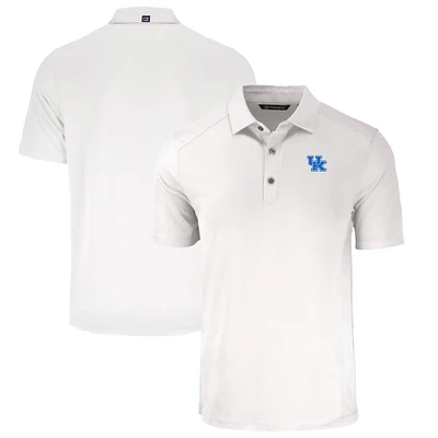 Men's Cutter & Buck White Kentucky Wildcats Forge Eco Stretch Recycled Polo