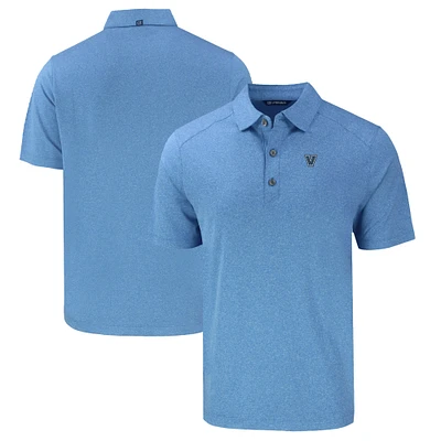Men's Cutter & Buck Heather Powder Blue Villanova Wildcats Forge Eco Stretch Recycled Polo