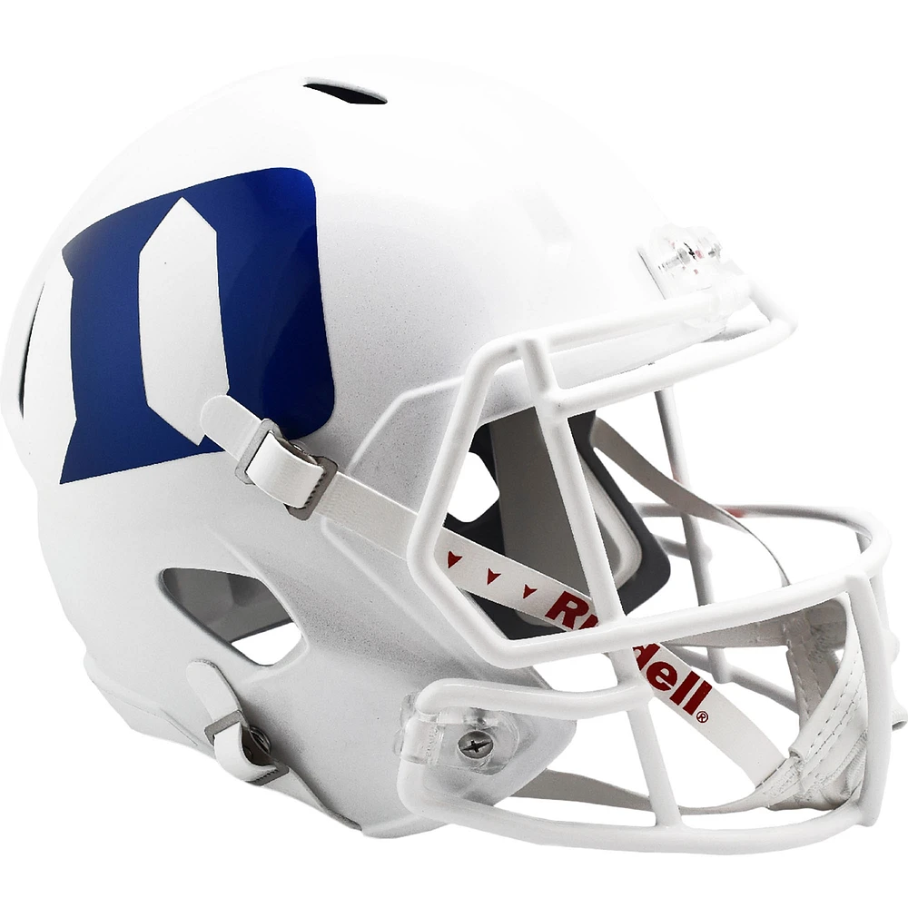 Duke Blue Devils Riddell 2023 White Revolution Speed Replica Helmet