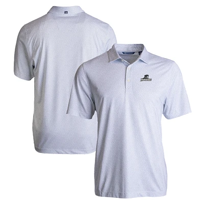 Men's Cutter & Buck White Providence Friars Pike Eco Pebble Print Stretch Recycled Polo