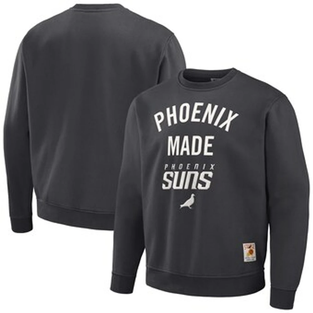 Men's NBA x Staple Anthracite Phoenix Suns Plush Pullover Sweatshirt