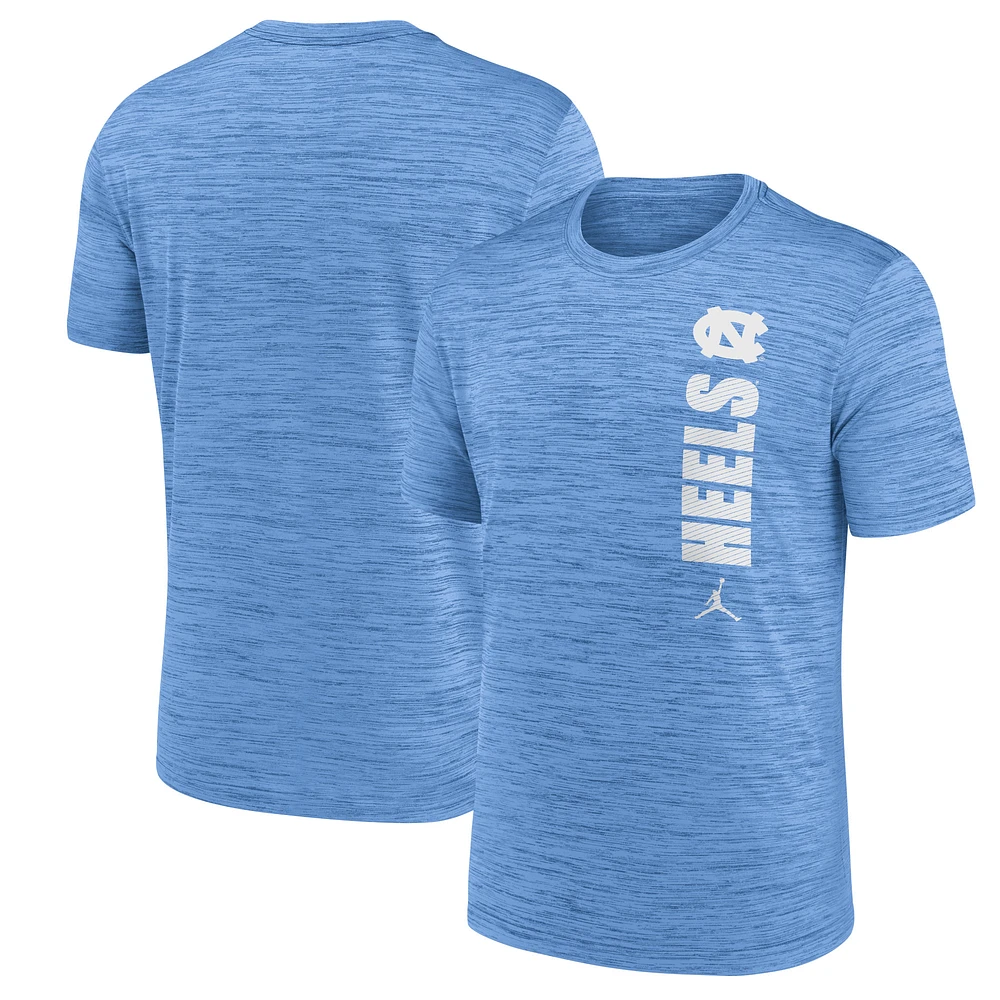 Men's Jordan Brand Carolina Blue North Tar Heels Sideline Velocity Dri-FIT T-Shirt