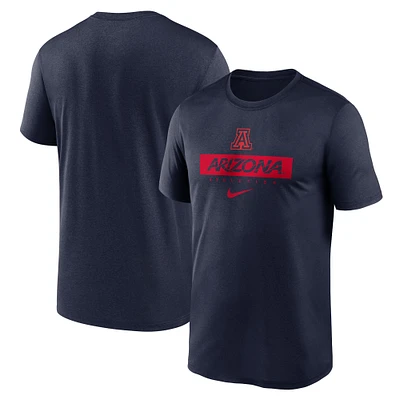 Men's Nike Navy Arizona Wildcats Sideline Legend Performance T-Shirt