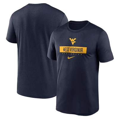 Men's Nike Navy West Virginia Mountaineers Sideline Legend Performance T-Shirt