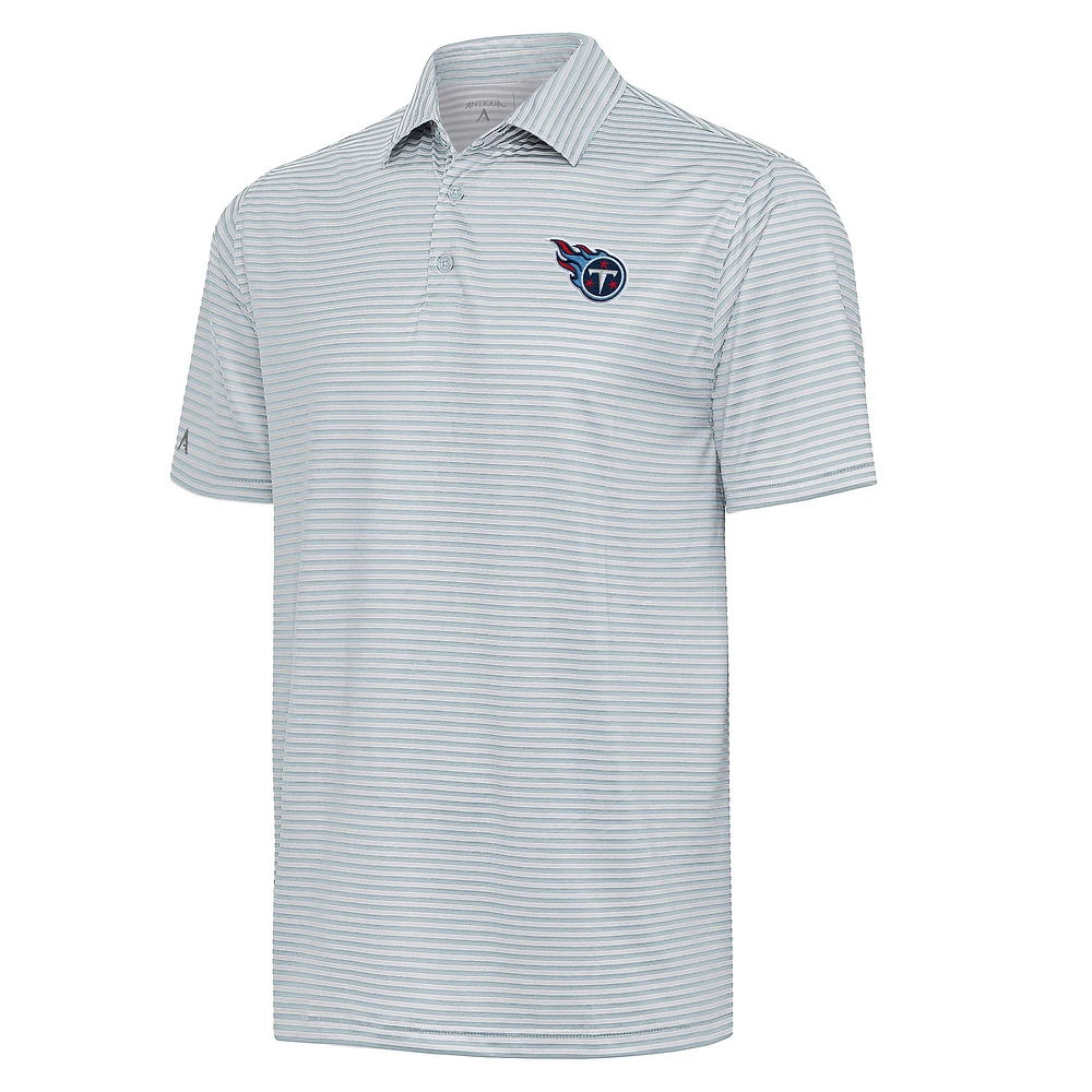 Men's Antigua Gray Tennessee Titans Skills Polo