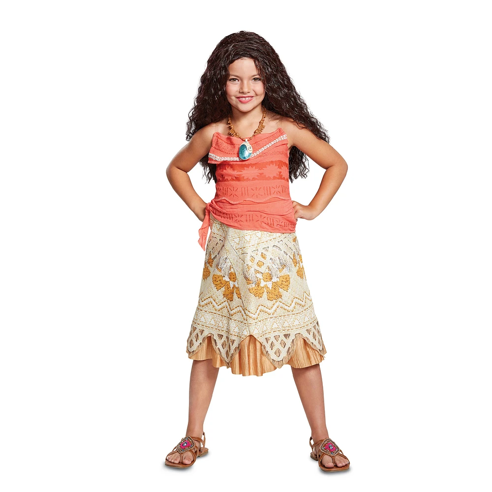 Girls Youth Moana Disney Princess Classic Costume