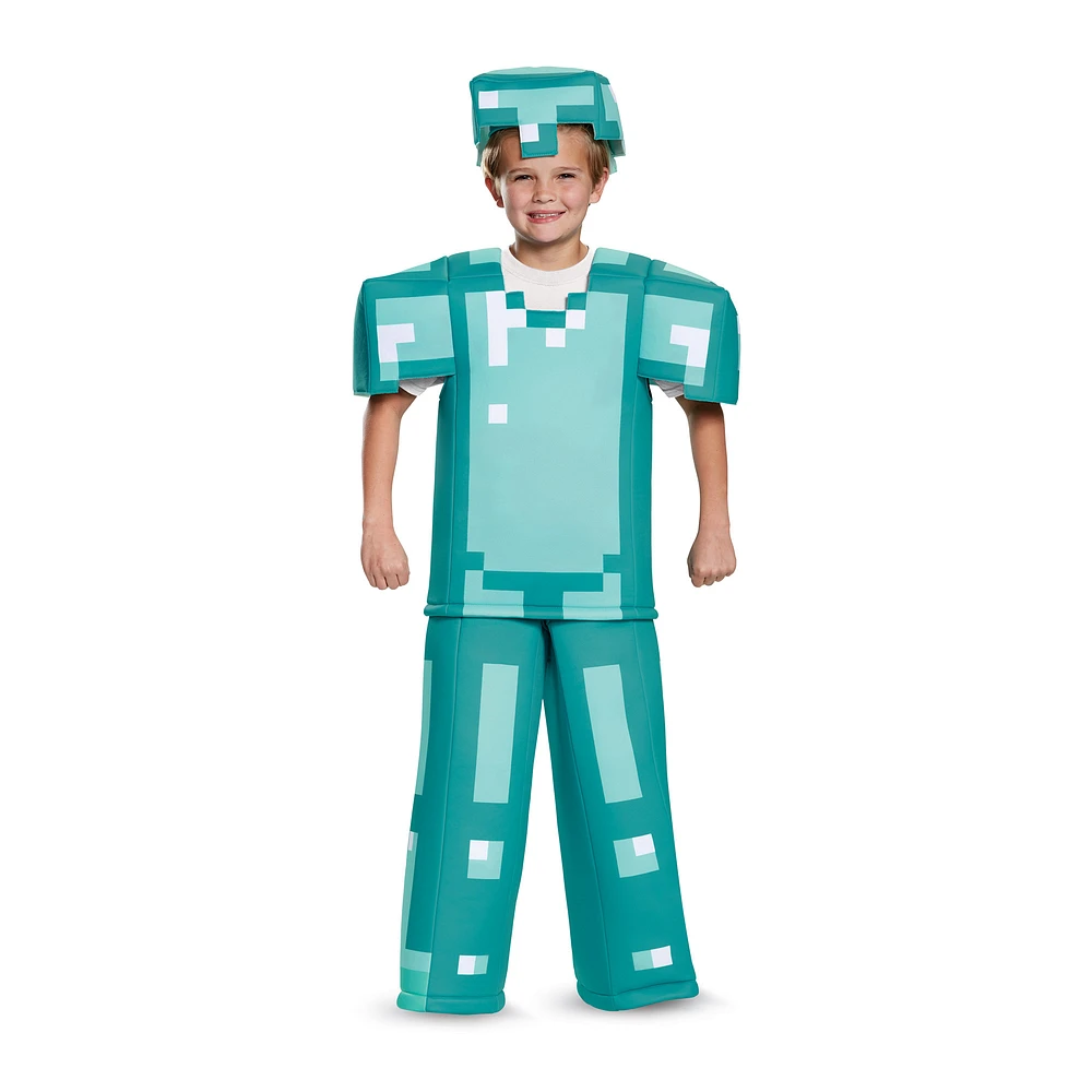 Youth Minecraft Armor Prestige Costume