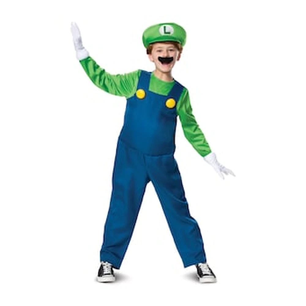 Youth Luigi Super Mario Bros. Deluxe Costume