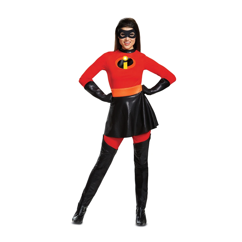 Women's The Incredibles Mrs. Incredible Skirted Deluxe Costume
