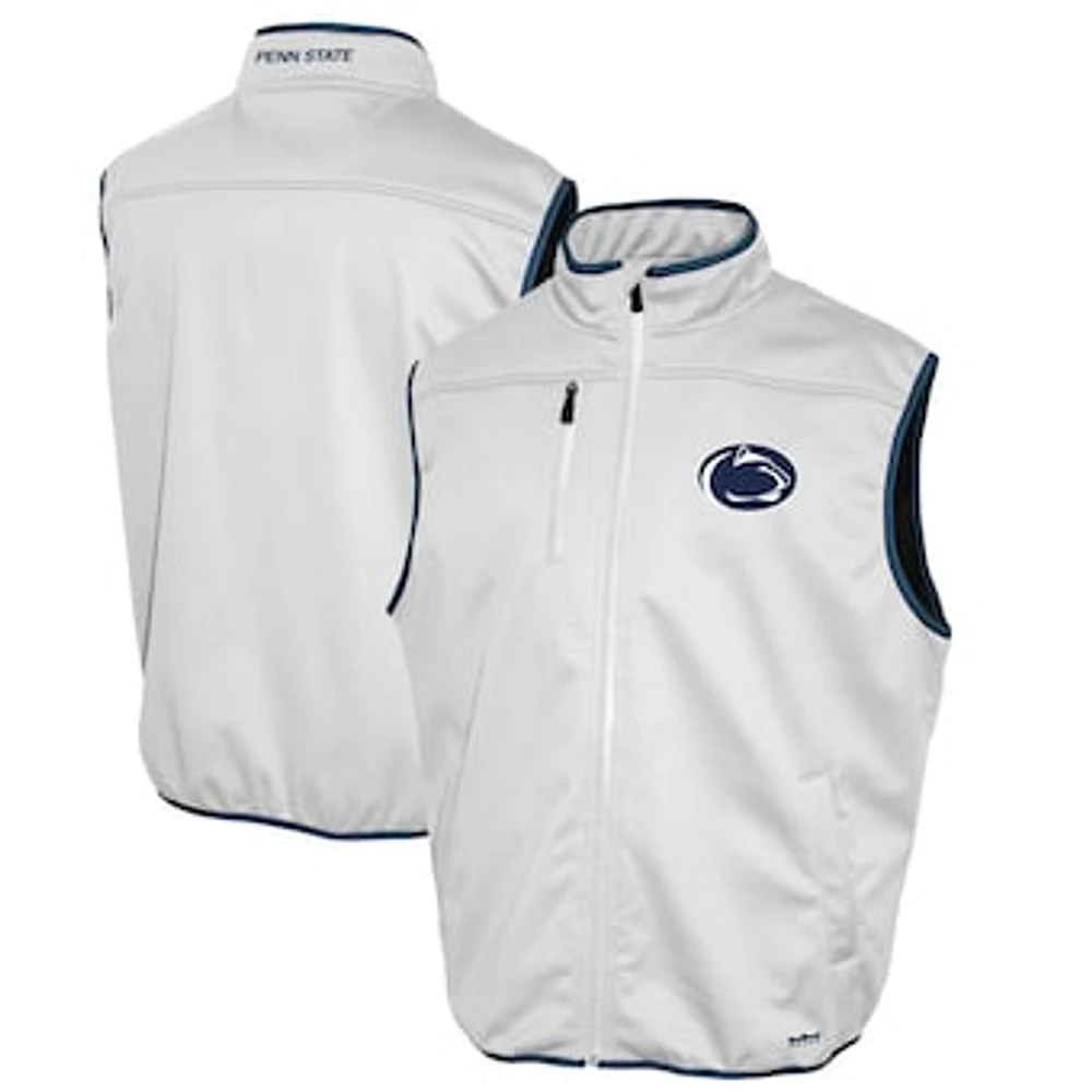 Men's Franchise Club White Penn State Nittany Lions Softshell Full-Zip Vest