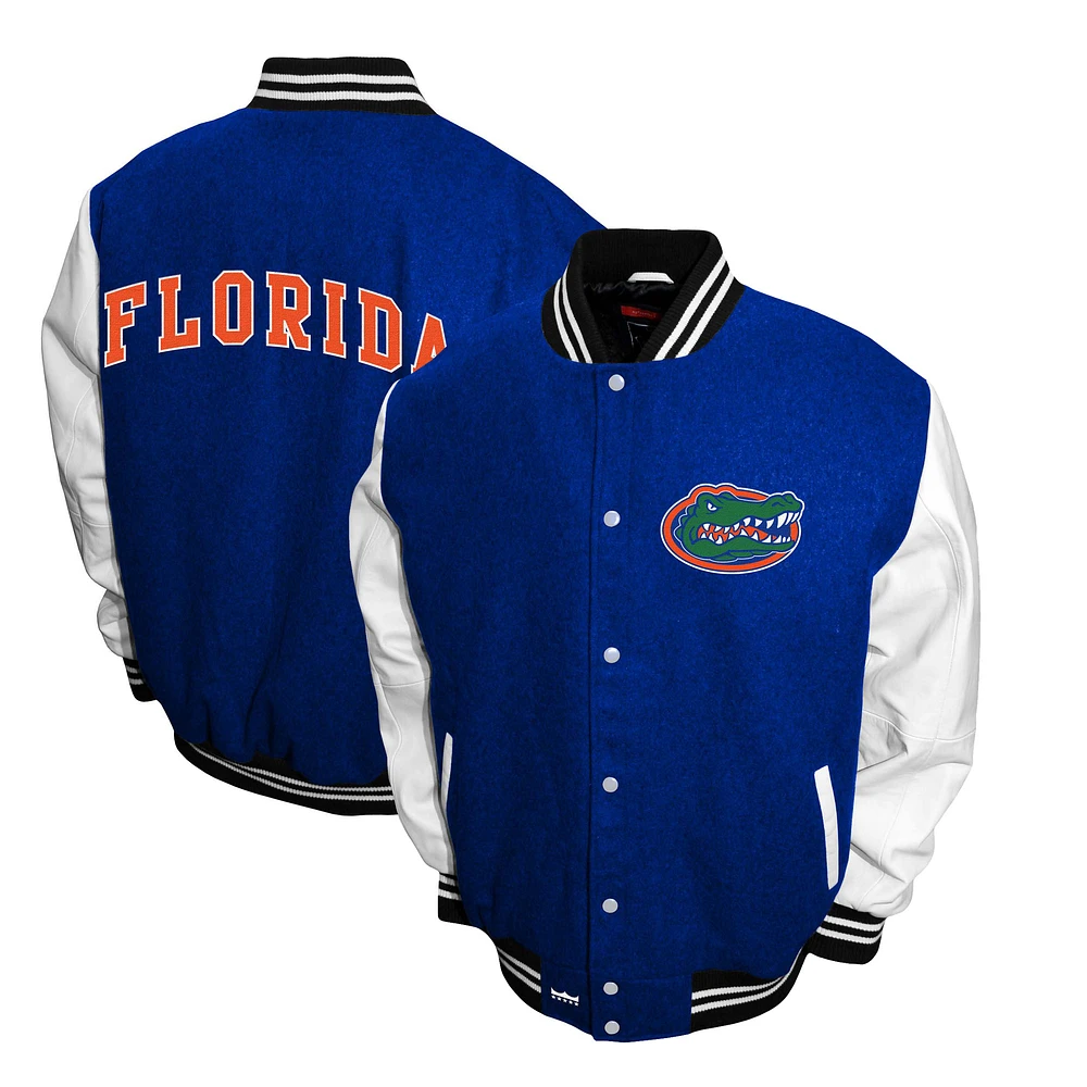 Men's Franchise Club Royal Florida Gators Graduate Full-Snap Jacket
