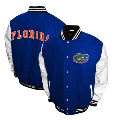 Men's Franchise Club Royal Florida Gators Graduate Full-Snap Jacket