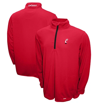 Men's Franchise Club Red Cincinnati Bearcats Breeze Quarter-Zip Pullover