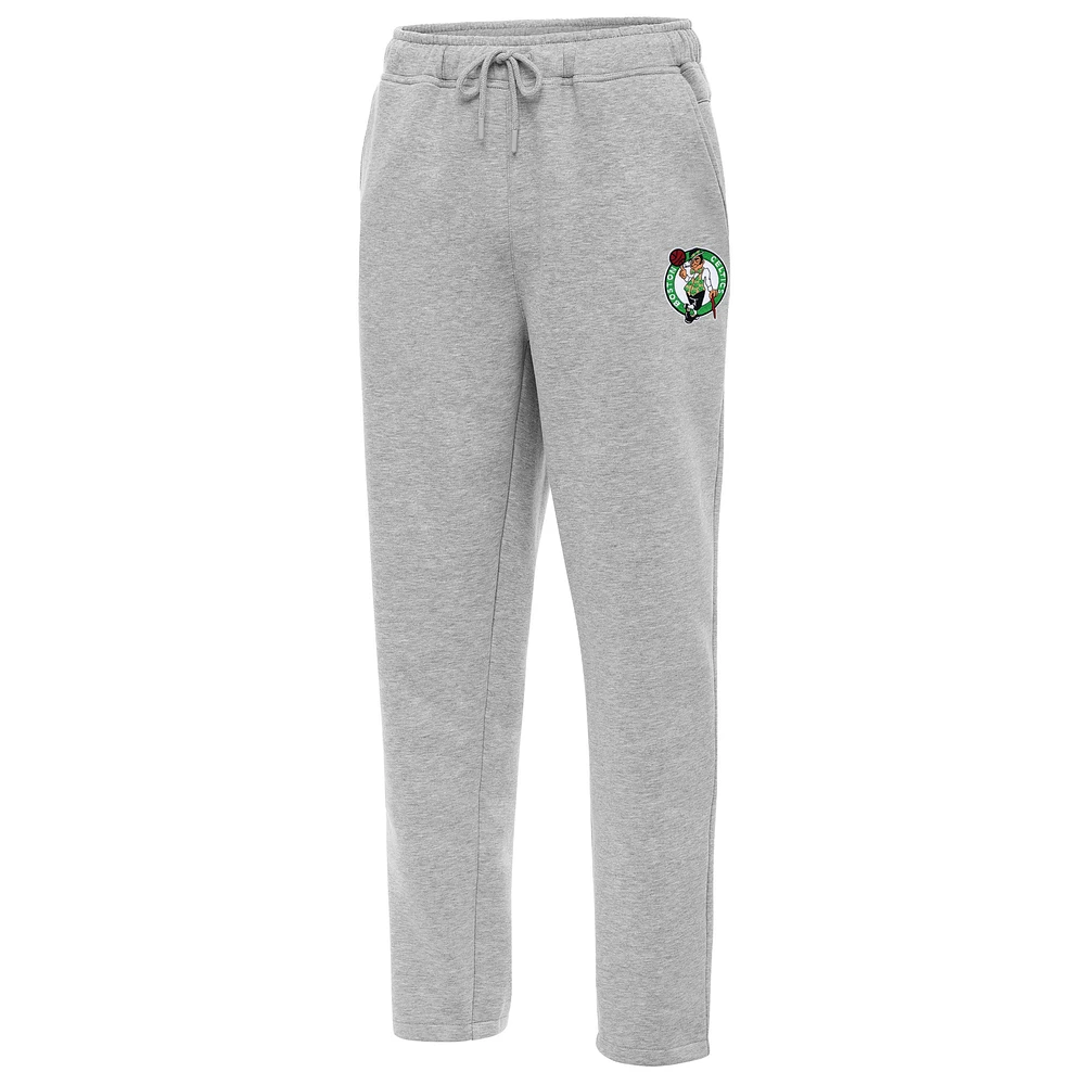 Men's Antigua Heather Gray Boston Celtics Victory Sweatpants