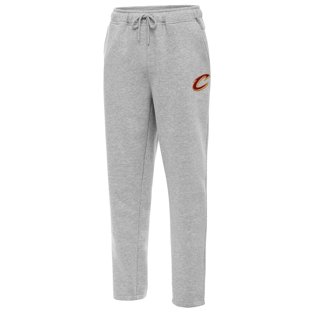 Men's Antigua Heather Gray Cleveland Cavaliers Victory Sweatpants