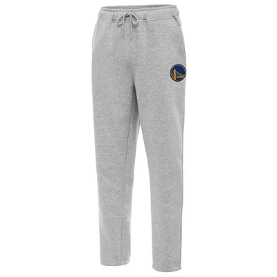 Men's Antigua Heather Gray Golden State Warriors Victory Sweatpants