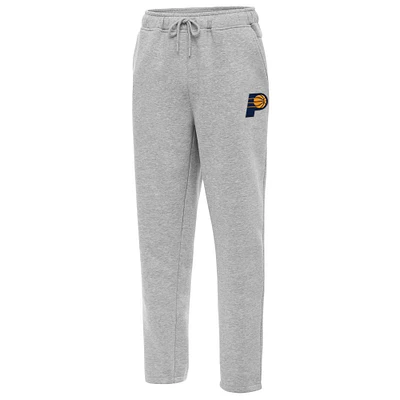 Men's Antigua Heather Gray Indiana Pacers Victory Sweatpants