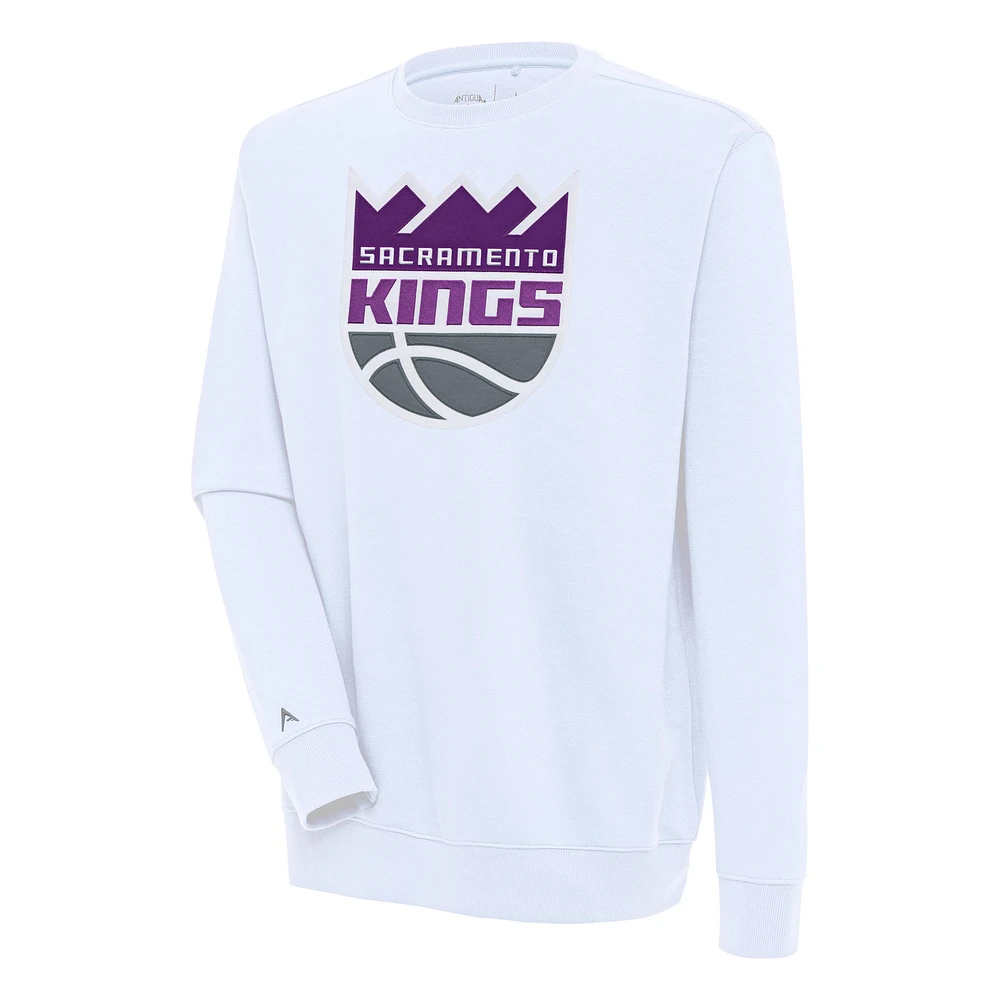 Men's Antigua Sacramento Kings Victory Pullover Sweatshirt