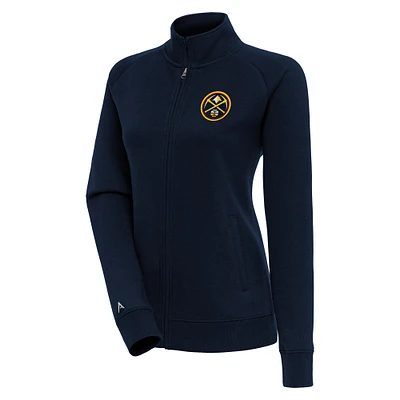 Women's Antigua Navy Denver Nuggets Victory Full-Zip Jacket