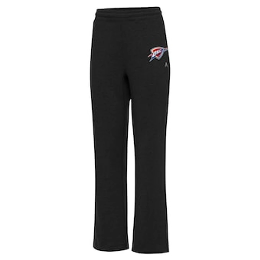 Women's Antigua Black Oklahoma City Thunder Victory Sweatpants