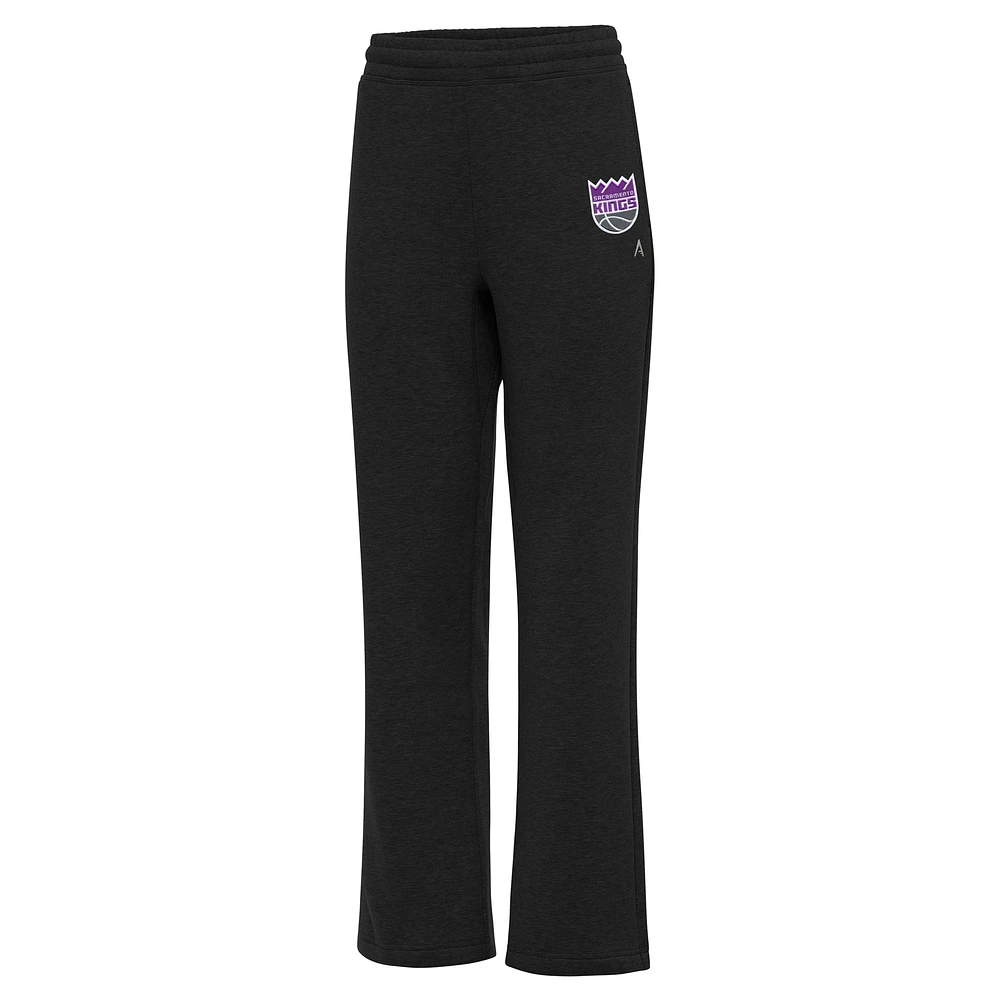 Women's Antigua Black Sacramento Kings Victory Sweatpants