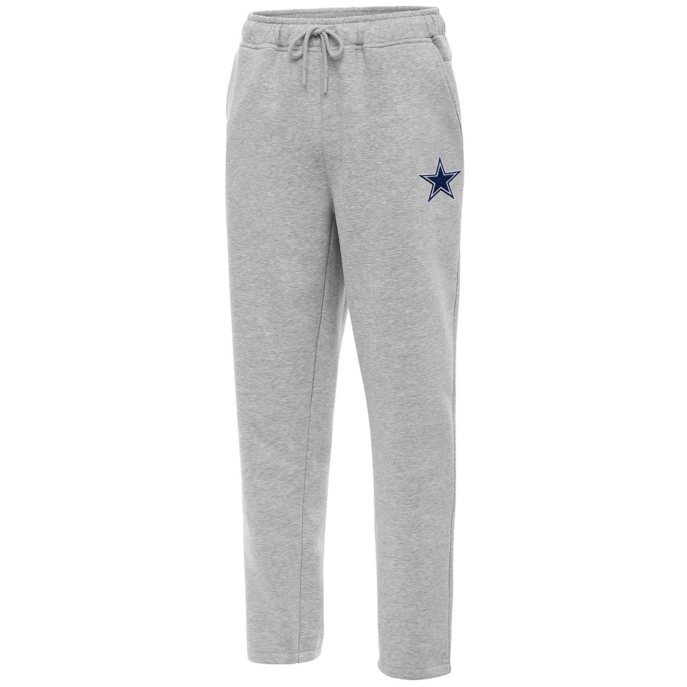 Men's Antigua Heather Gray Dallas Cowboys Victory Sweatpants