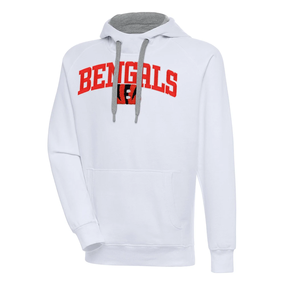 Men's Antigua Cincinnati Bengals Victory Pullover Hoodie