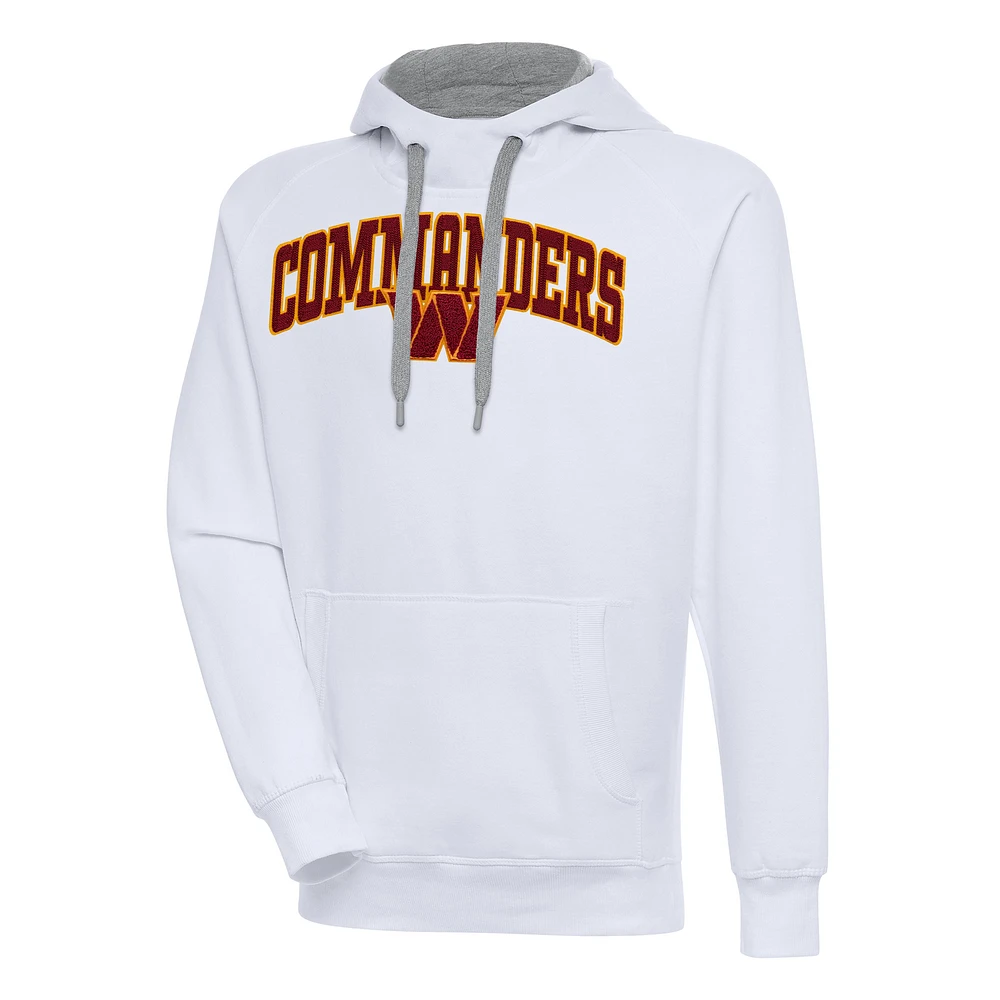 Men's Antigua Washington Commanders Victory Pullover Hoodie