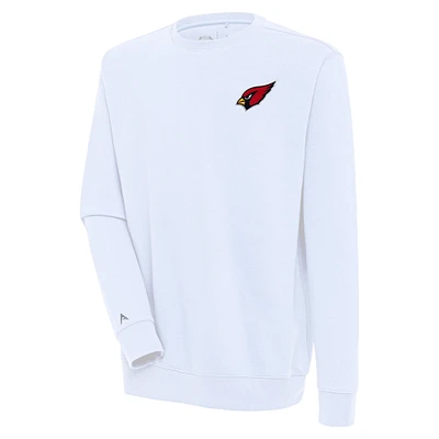 Men's Antigua  White Arizona Cardinals Victory Pullover Sweatshirt