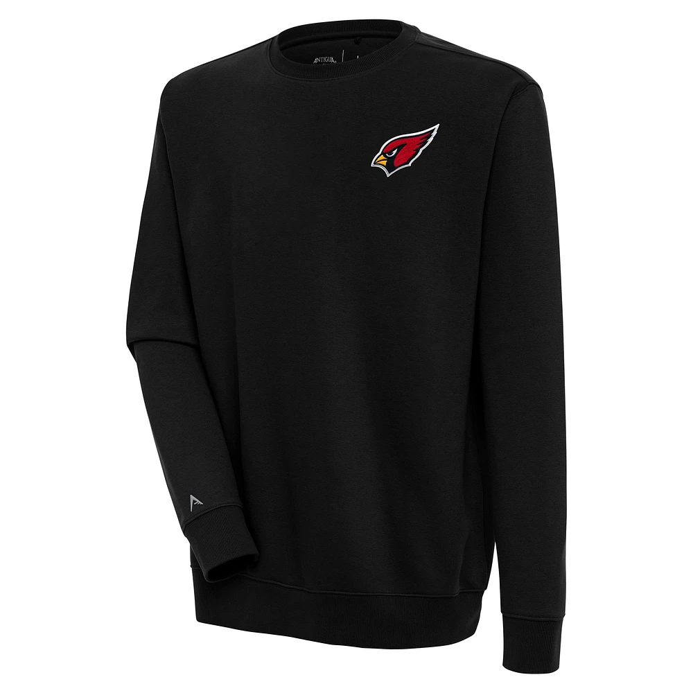Men's Antigua Black Arizona Cardinals Victory Pullover Sweatshirt