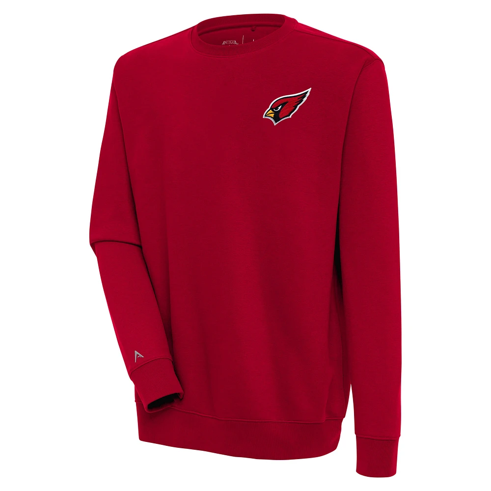 Men's Antigua Cardinal Arizona Cardinals Victory Pullover Sweatshirt
