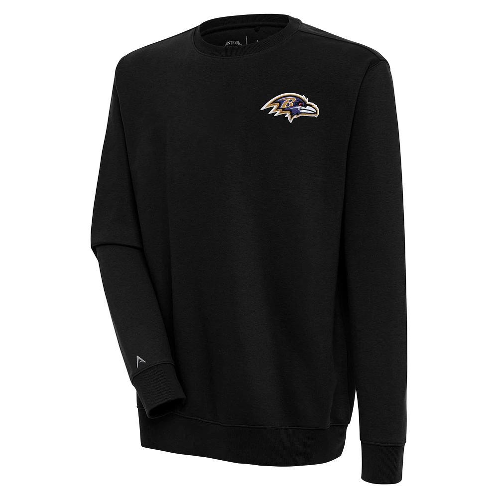 Men's Antigua Baltimore Ravens Victory Pullover Sweatshirt