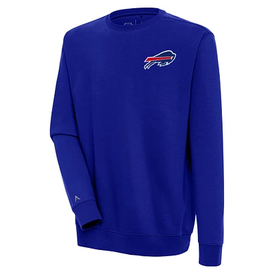 Men's Antigua Royal Buffalo Bills Victory Pullover Sweatshirt