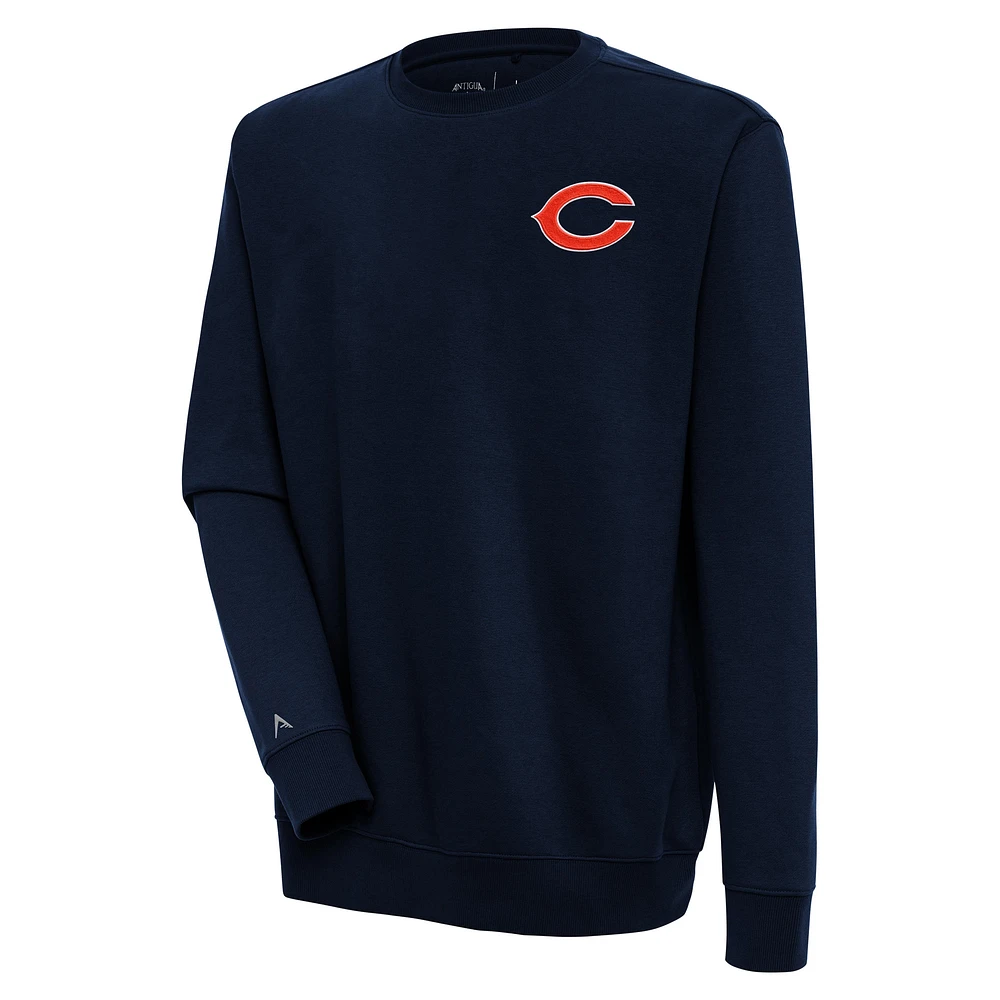 Men's Antigua Navy Chicago Bears Victory Pullover Sweatshirt
