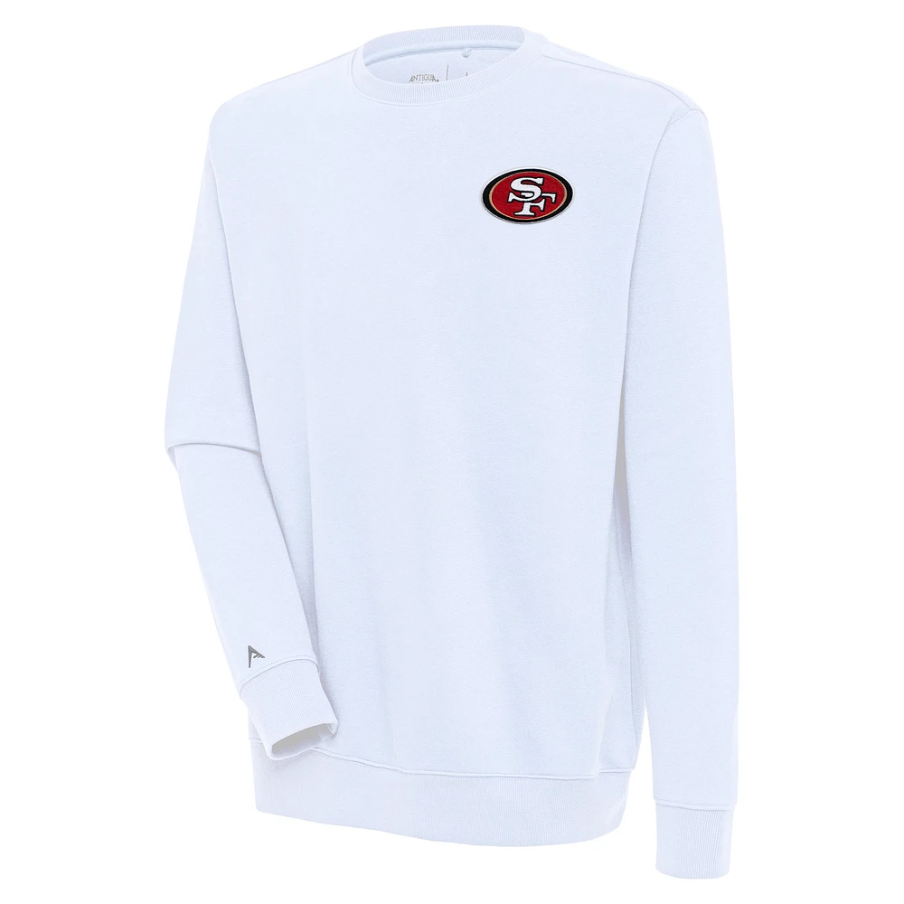 Men's Antigua San Francisco 49ers Victory Pullover Sweatshirt