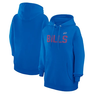 Women's G-III 4Her by Carl Banks Royal Buffalo Bills Dot Print Pullover Hoodie