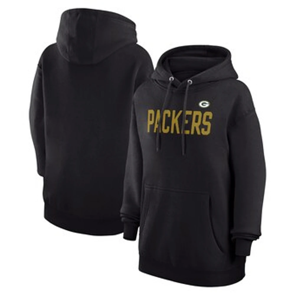 Women's G-III 4Her by Carl Banks Green Bay Packers Dot Print Pullover Hoodie