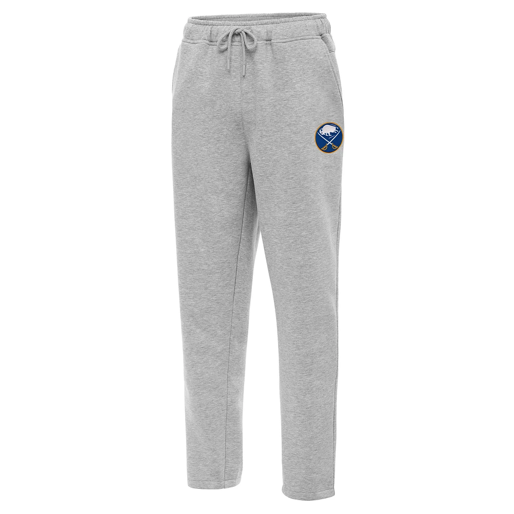 Men's Antigua Heather Gray Buffalo Sabres Victory Sweatpants