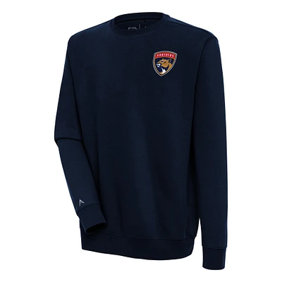 Men's Antigua Navy Florida Panthers Victory Pullover Sweatshirt
