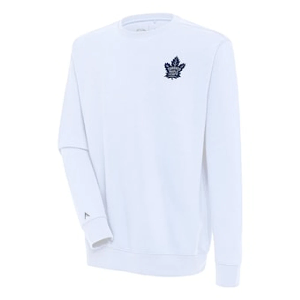Men's Antigua Toronto Maple Leafs Victory Pullover Sweatshirt