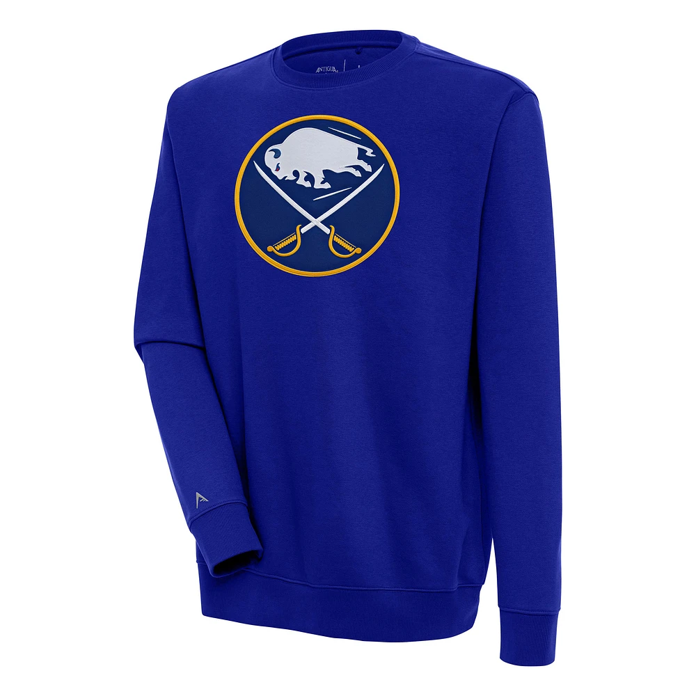Men's Antigua Royal Buffalo Sabres Victory Pullover Sweatshirt